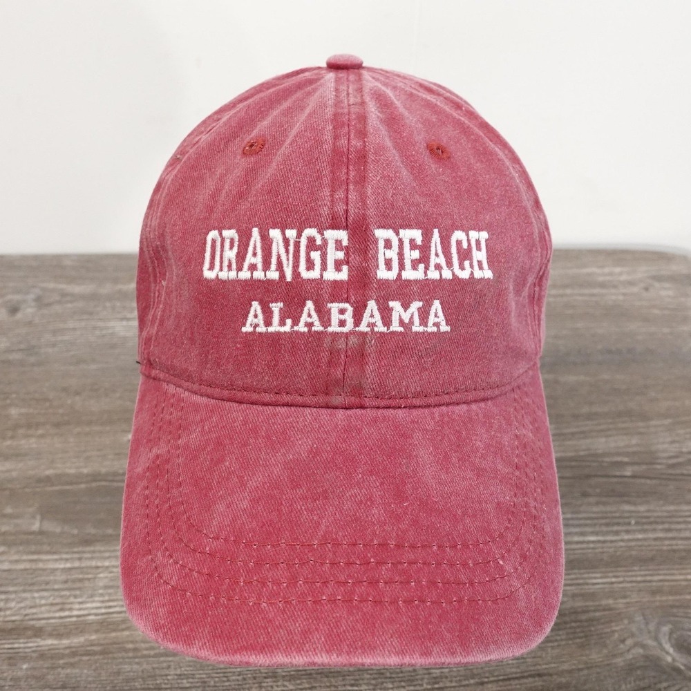 Headwear Orange Beach Alabama Hat Cap Strap Back Travel Tourist